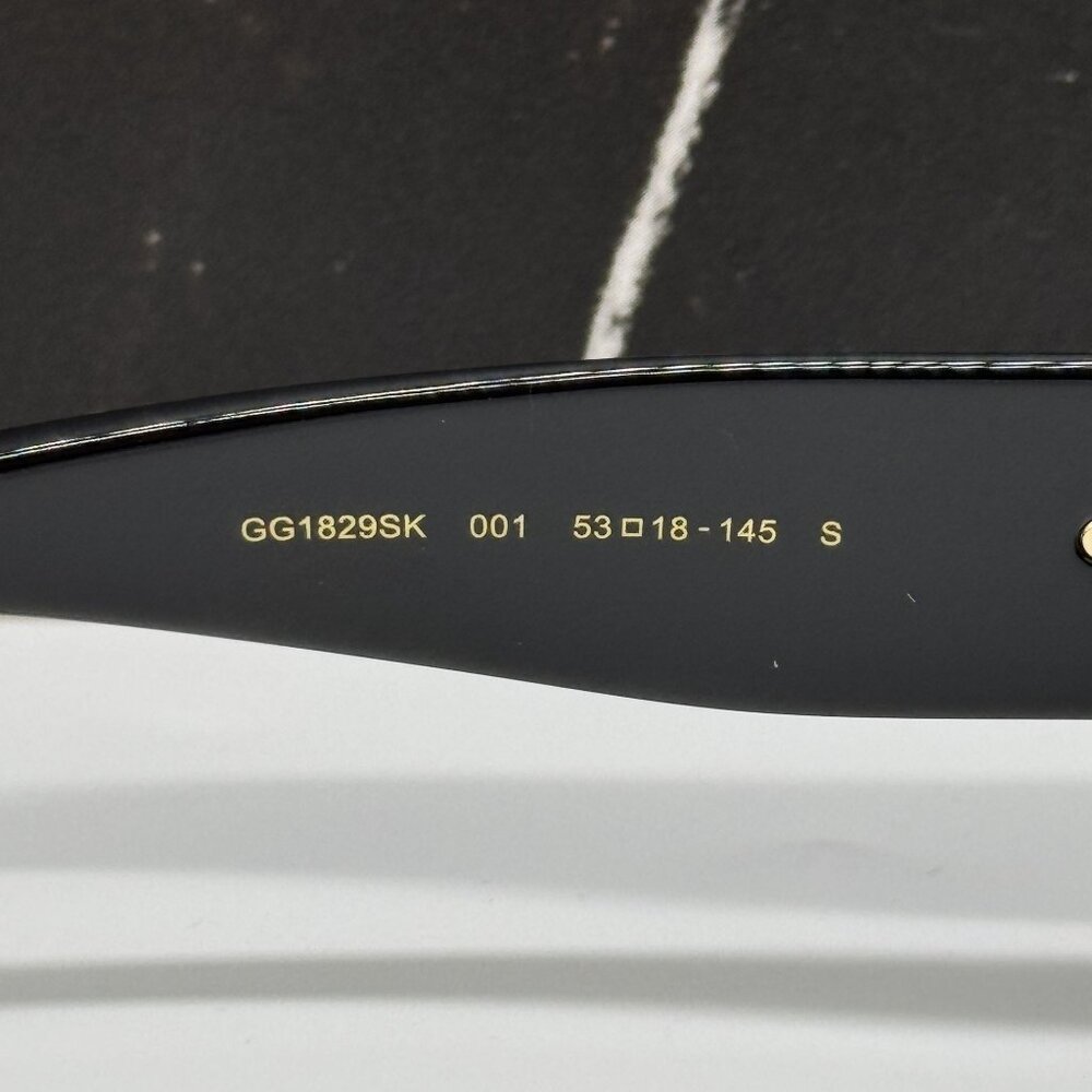 NEW GUCCI BLACK WOMEN SUNGLASSES GUCCI GG1829SK 001 - Picture 7 of 9
